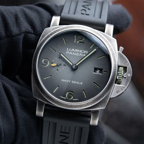 panerai nato navy suede|Panerai 44mm.